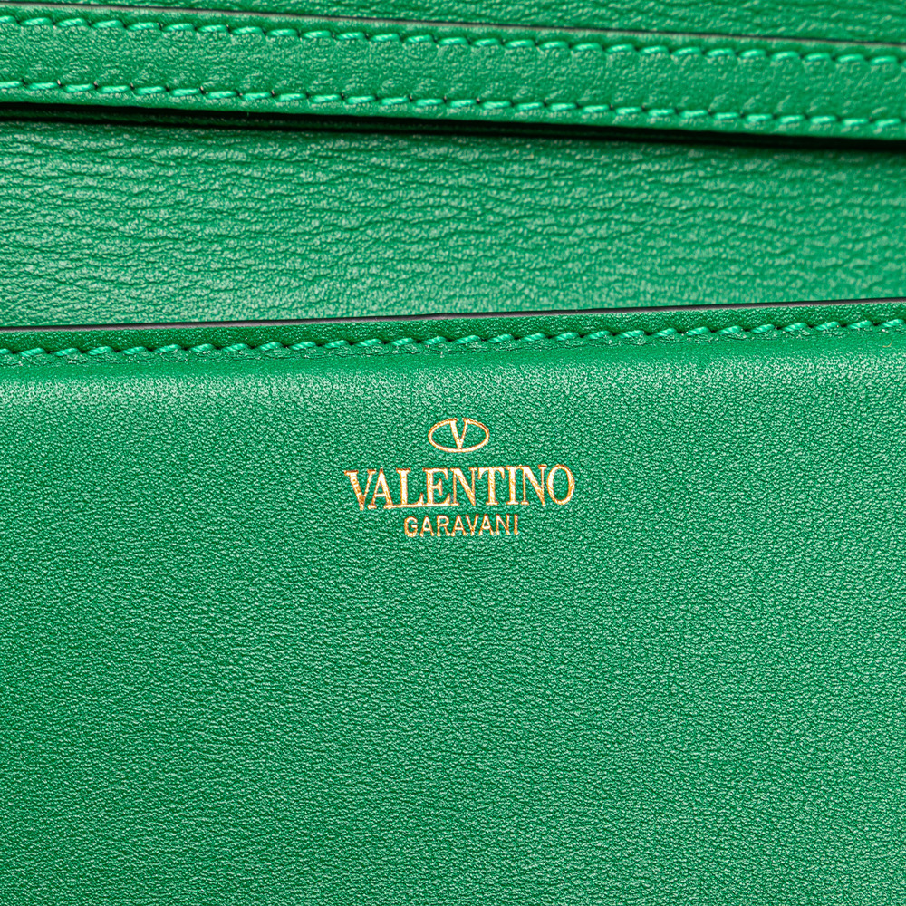 Pre-Loved Valentino Calfskin VLogo Loco Satchel - Picture 5 of 12